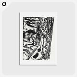 アートポストカード-Road in the Taunus Mountains - エルンスト ルートヴィヒ キルヒナー Postcard.