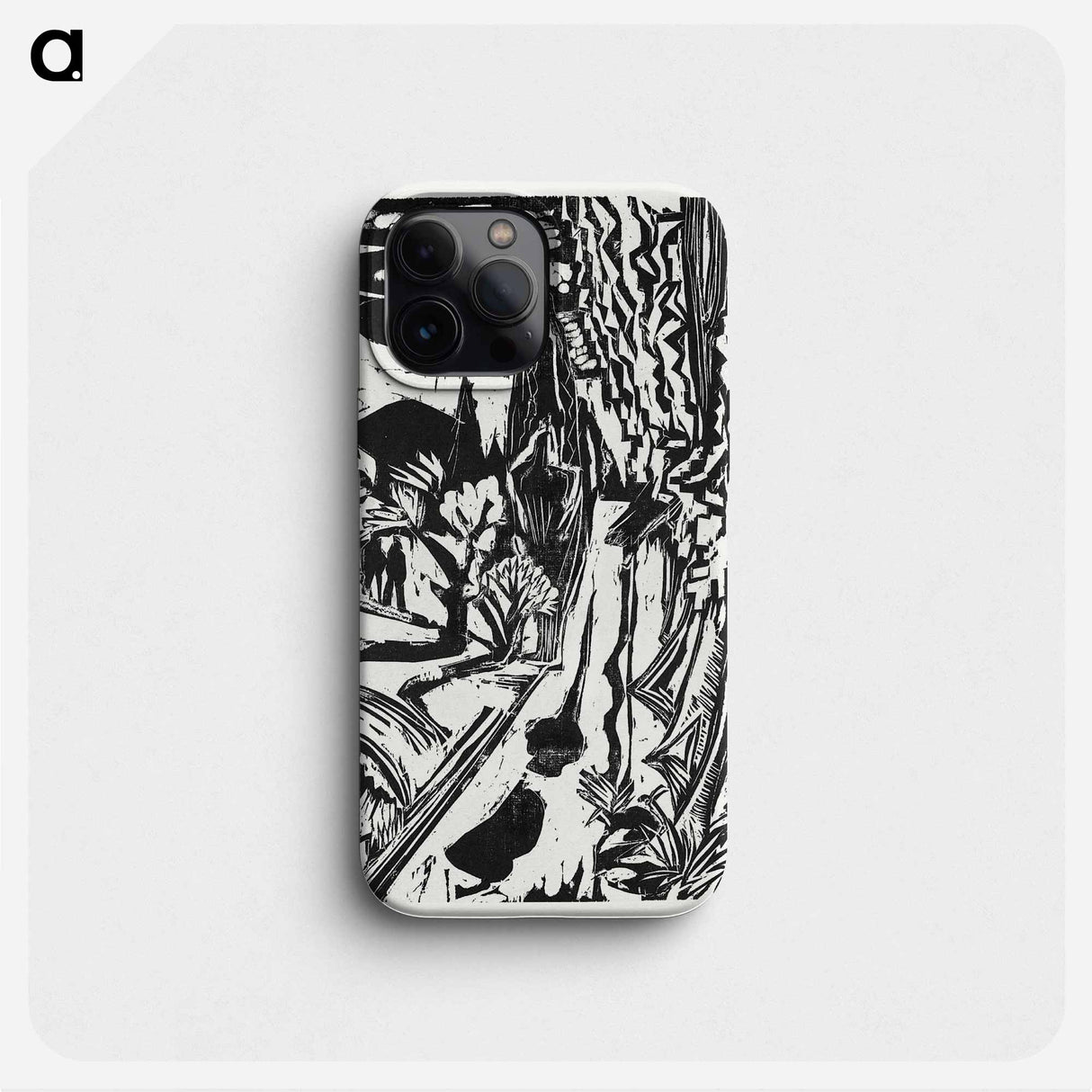 Road in the Taunus Mountains - エルンスト ルートヴィヒ キルヒナー Phone Case.