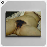 The Origin of the World - ギュスターヴ クールベ Canvas.