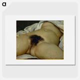 The Origin of the World - ギュスターヴ クールベ Poster.