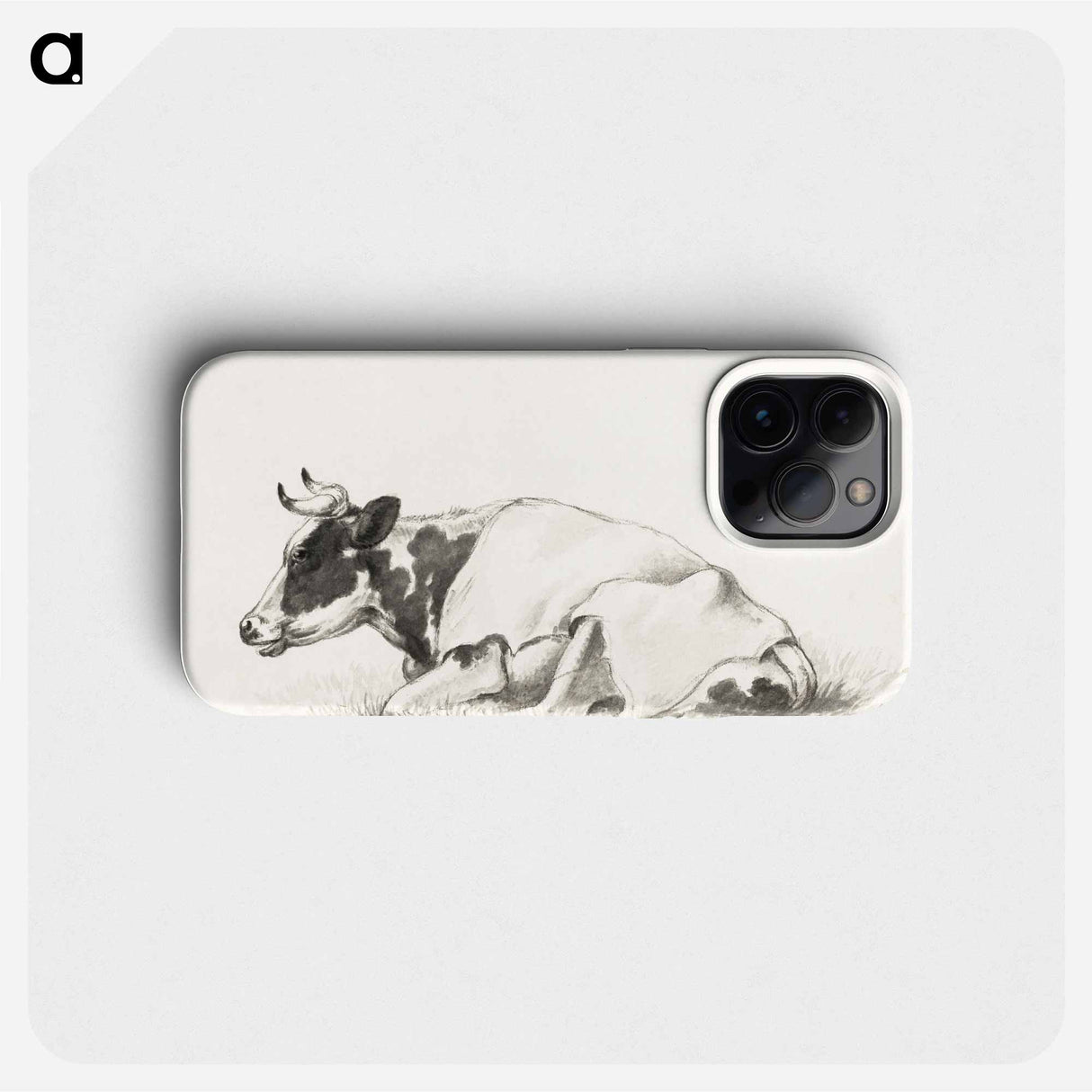 Lying cow - ジャン ベルナール Phone Case.