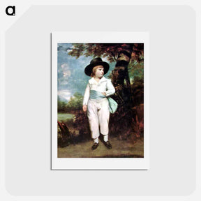 アートポストカード-John Charles Spencer, Viscount Althorp - ジョシュア レノルズ Postcard.