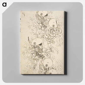アートパネル-Hokusai's woodblock prints - 葛飾 北斎 Canvas.