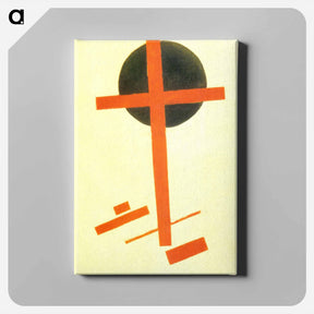 アートパネル-The Red Cross on a Black Circle - カジミール マレーヴィチ Canvas.