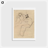 アートポストカード-The Coiffure - メアリー カサット Postcard.