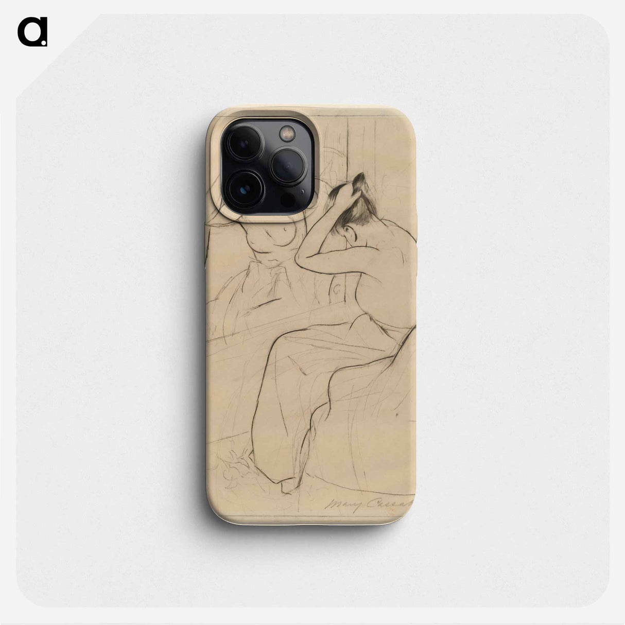 The Coiffure - Mary Cassatt Phone Case.