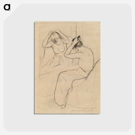 アートポストカード-The Coiffure - メアリー カサット Postcard.