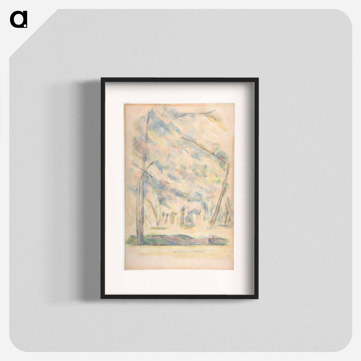 Landscape - Paul Cezanne Poster.