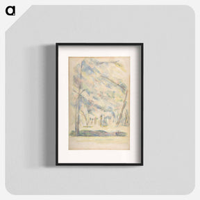 アートポスター-Landscape - ポール セザンヌ Poster.