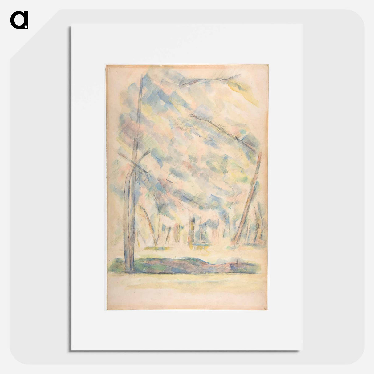 Landscape - Paul Cezanne Poster.