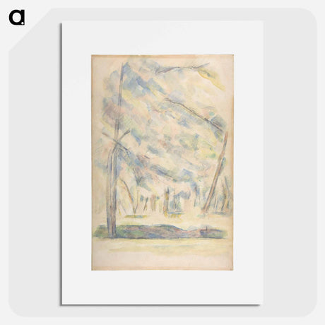 アートポスター-Landscape - ポール セザンヌ Poster.