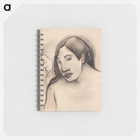 アートメモ帳-Heads of Tahitian Women, Frontal and Profile Views - ポール ゴーギャン Memo.