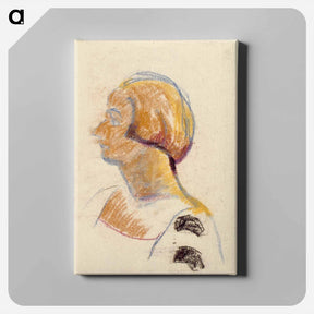 アートパネル-Portrait of Nelly van Doesburg - テオ ファン ドゥースブルフ Canvas.