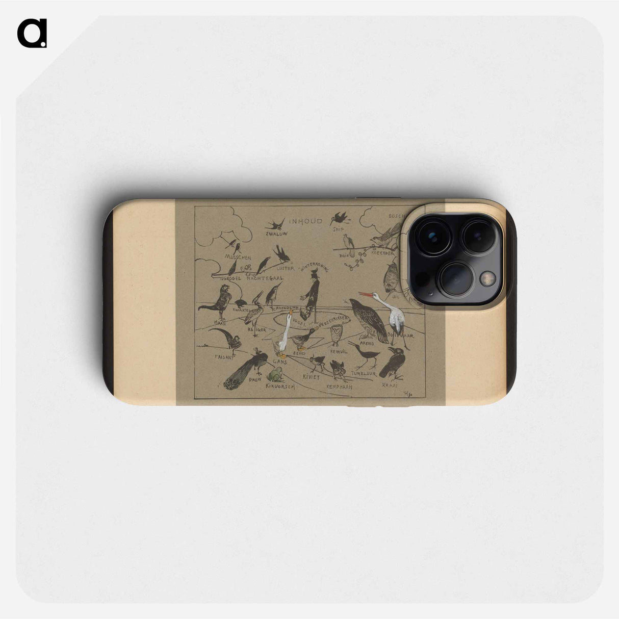 Verschillende vogelsoorten - テオ ヴァン ホイテマ Phone Case.