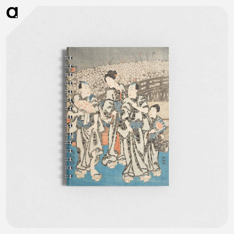 アートメモ帳-Summer Celebration in Edo
 - 歌川 国貞 Memo.