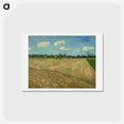 アートポストカード-Geploegde akkers ('De voren') - フィンセント ファン ゴッホ Postcard.