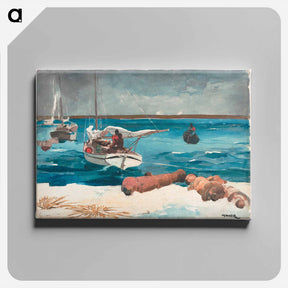 アートパネル-Nassau - ウィンスロー ホーマー Canvas.