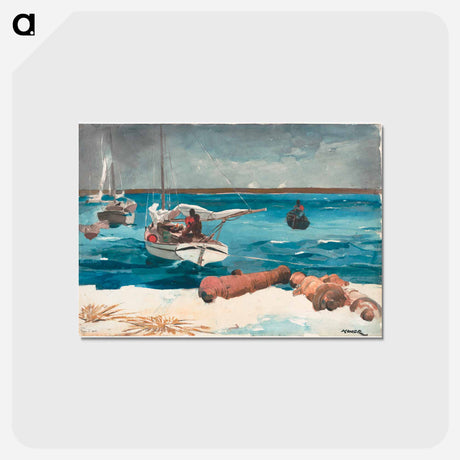 アートポストカード-Nassau - ウィンスロー ホーマー Postcard.