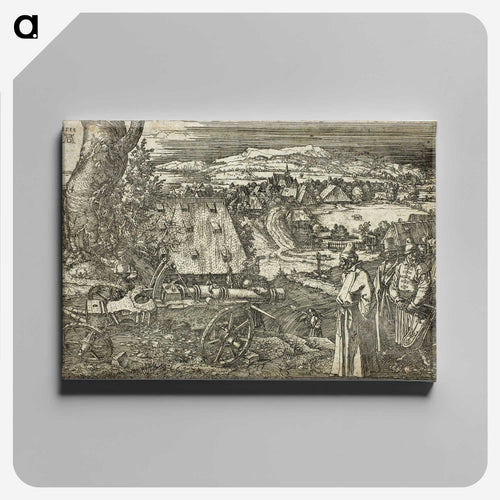 Landscape with Cannon - アルブレヒト デューラー Canvas.