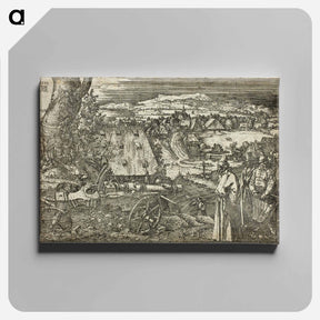 アートパネル-Landscape with Cannon - アルブレヒト デューラー Canvas.