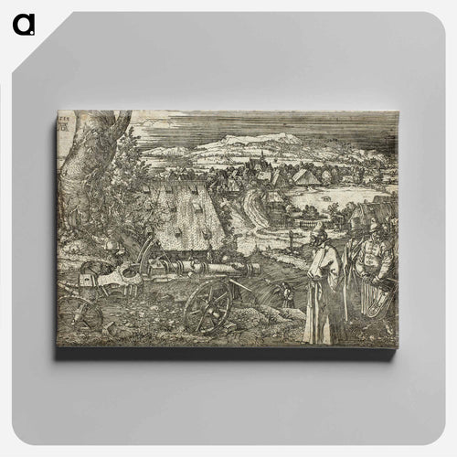 Landscape with Cannon - アルブレヒト デューラー Canvas.