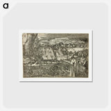 アートポストカード-Landscape with Cannon - アルブレヒト デューラー Postcard.