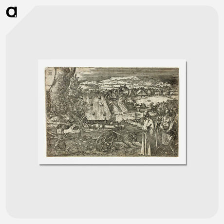 アートポストカード-Landscape with Cannon - アルブレヒト デューラー Postcard.