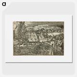 アートポスター-Landscape with Cannon - アルブレヒト デューラー Poster.