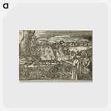 アートポストカード-Landscape with Cannon - アルブレヒト デューラー Postcard.