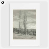 Poplars—Lake George - アルフレッド スティーグリッツ Poster.