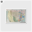 アートポストカード-Illustrations of the manners, customs, and condition of the North American Indians - アンティーク地図 Postcard.