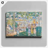 アートパネル-Trees, Houses, People
 - バーンズ・コレクション Canvas.