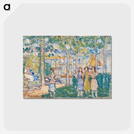アートポストカード-Trees, Houses, People
 - バーンズ・コレクション Postcard.