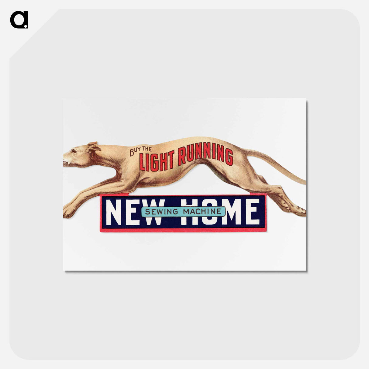 アートポストカード-New Home Sewing Machine
 - ボストン公共図書館 Postcard.