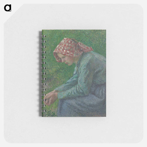 A Seated Peasant Woman - Camille Pissarro Memo.