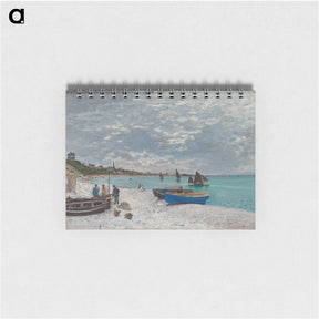 アートメモ帳-The Beach at Sainte-Adresse - クロード モネ Memo.