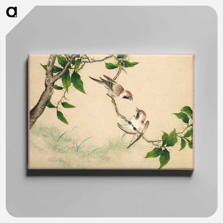 アートパネル-Gossiping Sparrows
 - クリーブランド美術館 Canvas.