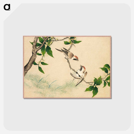 アートポストカード-Gossiping Sparrows
 - クリーブランド美術館 Postcard.