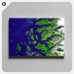 アートパネル-Arctic Circle, Western Norway and Saltfjellet-Svartisen National Park
 - 上空からの地球 Canvas.