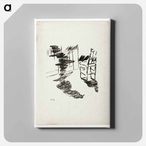 アートパネル-The Chair - エドゥアール マネ Canvas.