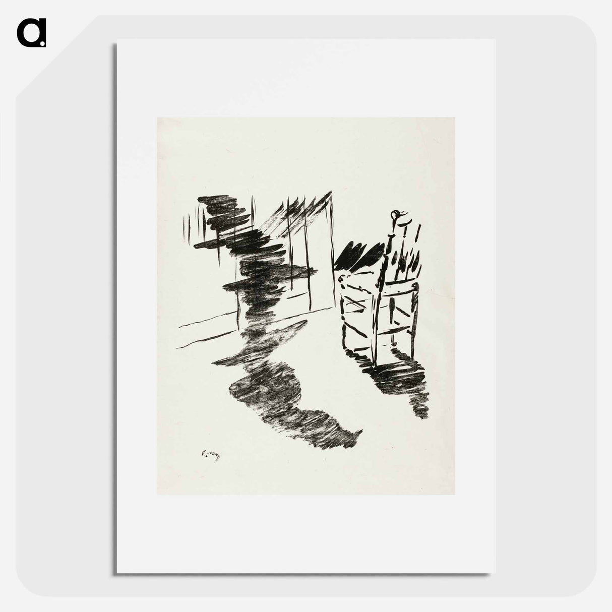 The Chair - エドゥアール マネ Poster.