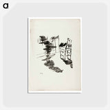 アートポストカード-The Chair - エドゥアール マネ Postcard.