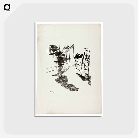 アートポストカード-The Chair - エドゥアール マネ Postcard.