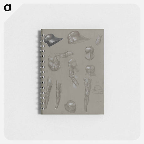 アートメモ帳-Studies of a Suit of Armor - エドワード バーン ジョーンズ Memo.
