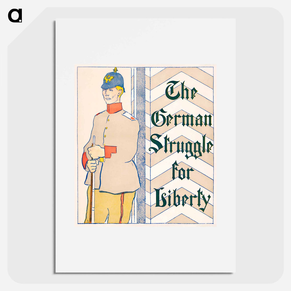 The German struggle for liberty - エドワード ペンフィールド Poster.