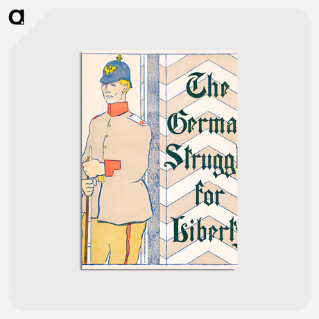 アートポストカード-The German struggle for liberty - エドワード ペンフィールド Postcard.