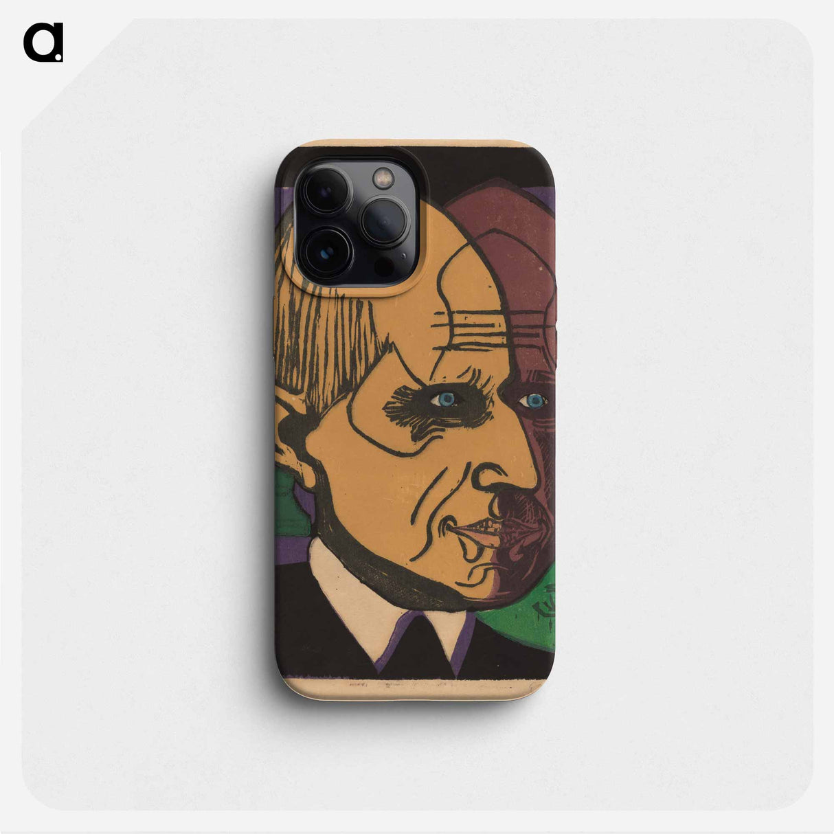 Head of Dr. Bauer - エルンスト ルートヴィヒ キルヒナー Phone Case.