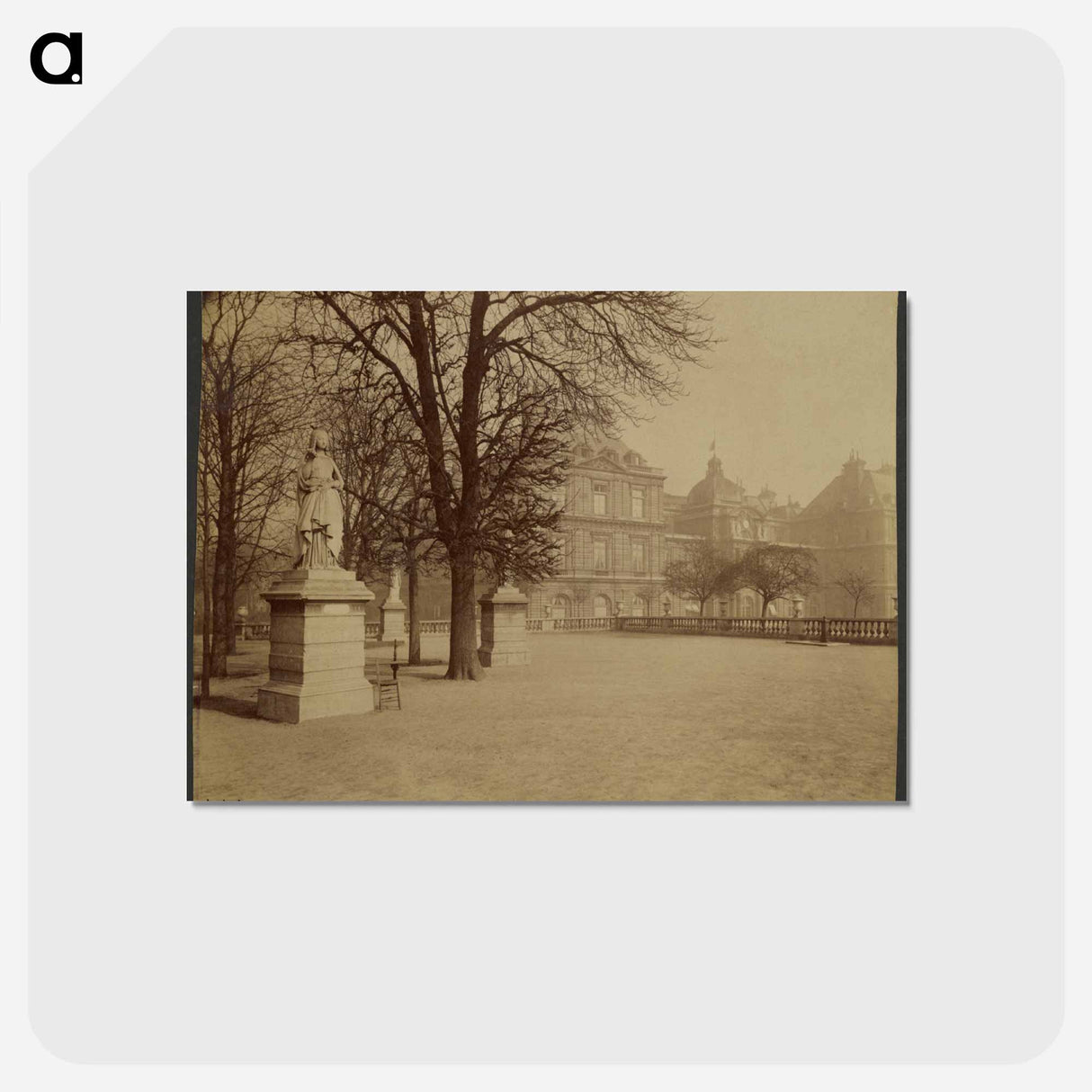 アートポストカード-Jardin Luxembourg
 - ウジェーヌ アジェ Postcard.