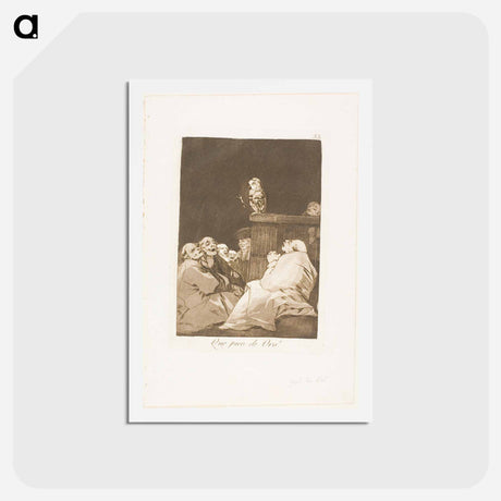 アートポストカード-What a Golden Beak! - フランシスコ デ ゴヤ Postcard.