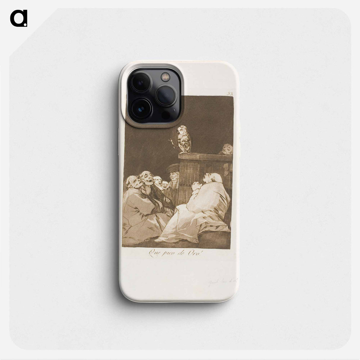 What a Golden Beak! - Francisco de Goya Phone Case.